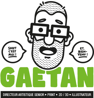 Gaëtan Carrer, directeur artistique senior, print, 2D 3D et illustrateur